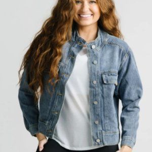 Faded Indigo Crossroads Denim Jacket